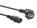 Kabel zasilający Maclean, 3 pin, IEC C13, wtyk EU, 1.5m, MCTV-691 Maclean