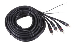 Kabel 2 x RCA - 2 x RCA z żyłą sterującą LP