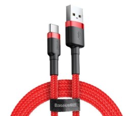 Kabel usb na usb-c baseus cafule 1.5a dł. 1m, czerwony Baseus