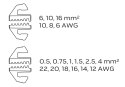 Szczypce do zaciskania końcówek tulejkowych 0.5-16 mm2 (22-6 AWG) NEO