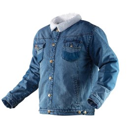 Kurtka jeansowa ocieplana DENIM, rozmiar XXL NEO