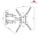 MC-743 46739 Uchwyt do telewizora lub monitora 13-50 cali 30kg Maclean