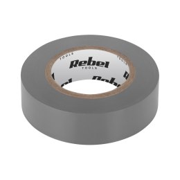 Taśma izolacyjna klejąca rebel (0,13 mm x 19 mm x 20 yd) szara rebel