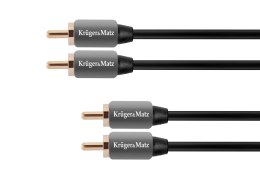 Kabel 2RCA-2RCA 1.0m Kruger&Matz Kruger&Matz