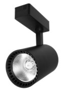 Lampa sklepowa led reflektor szynowy jednofazowy czarny 30w 2250 lm światło neutralne 4000k NVOX