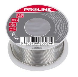 60323 Spoiwo lutownicze do lutowania 1.5mm szpula 100g blister Proline