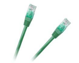 Patchcord kabel UTP 8c wtyk-wtyk 0,5m CCA zielony cat.6e LP