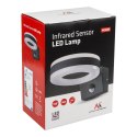 Lampa LED Maclean, ścienna, z czujnikiem PIR, PC+ALU, 20W, 1700lm, IP65, Neutral White 4000K, szara, MCE365 Maclean