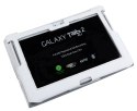 Etui białe dedykowane do Samsung Galaxy Tab P5100 (skóra naturalna) Quer