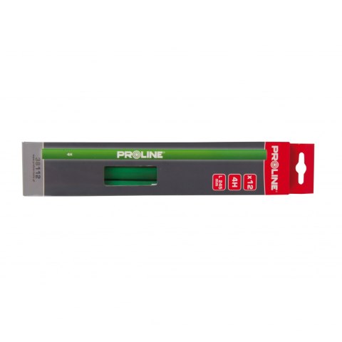 38112 Ołówek murarski zielony 4H 245mm, 12 sztuk, Proline Proline