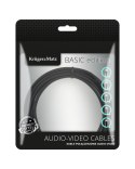 Kabel 1RCA-1RCA 0.5m Kruger&Matz Basic Kruger&Matz