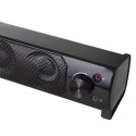 Głośniki komputerowe soundbar Audiocore 3Wx2, LED, USB 5v, wejście liniowe, AC955 Audiocore