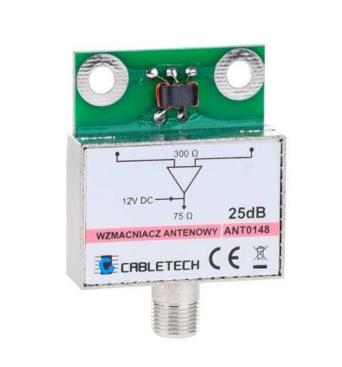 ANT0148 Wzmacniacz antenowy ekranowany 25dB Cabletech Cabletech