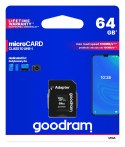 Karta pamięci microSD 64GB UHS-I Goodram z adapterem Goodram