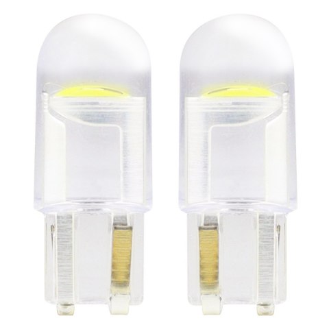 Żarówki led standard t10 w5w cob hpc 12v clear white amio