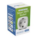 Zdalnie sterowane gniazdko WiFi GreenBlue, Android/iOS/Alexa/Google Home, zuż. energii, timer, max 3680W, typ F, GB720 F GreenBlue