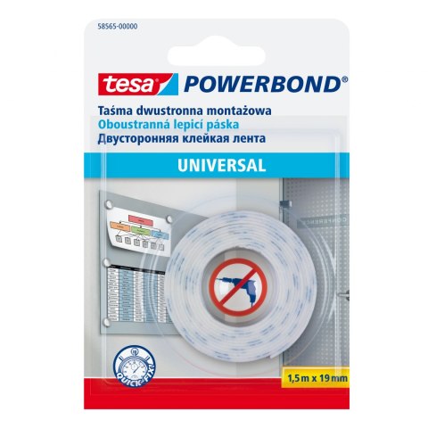 Taśma montażowa powerbond universal 1,5m:19mm (h5856500) Tesa