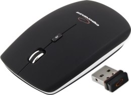 Em120k mysz bezprzewodowa 2.4ghz 4d optyczna usb saturn czarna esperanza