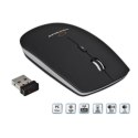 Em120k mysz bezprzewodowa 2.4ghz 4d optyczna usb saturn czarna esperanza