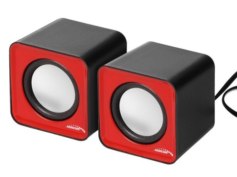 AC870 R 43397 Głośniki komputerowe 6W USB Red&Black Audiocore AC870 R 43397 Głośniki komputerowe 6W USB Red&Black Audiocore
