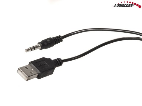 AC870 R 43397 Głośniki komputerowe 6W USB Red&Black Audiocore AC870 R 43397 Głośniki komputerowe 6W USB Red&Black Audiocore