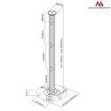 MC-517 S 23760 Uchwyt do projektora 80-980mm 10kg Maclean