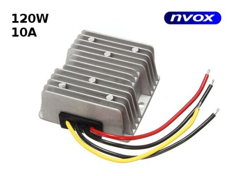 Przetwornica reduktor napięcia z 24V na 12V o mocy 120W... (NVOX MANOSTAT 10A) NVOX