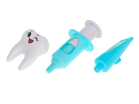 Dentysta zestaw lekarski hipopotam niebieski Dentysta zestaw lekarski hipopotam niebieski