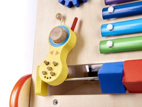 Pchacz chodzik drewniany kostka edukacyjna 6w1 Pchacz chodzik drewniany kostka edukacyjna 6w1