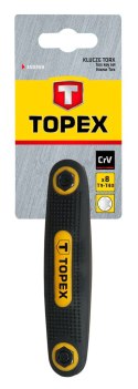 Klucze Torx T9-T40, zestaw 8 szt. TOPEX