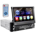 Radioodtwarzacz samochodowy Audiocore, wysuwany dotykowy panel LCD 7" 1080P, MP5, AVI DivX, Bluetooth, RDS, pilot w zestawie, AC Audiocore