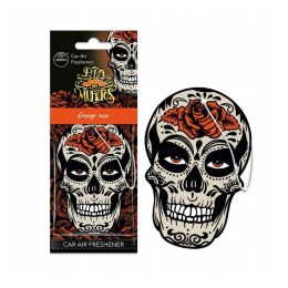 Odświeżacz powietrza aroma car muertos skull orange man island driftwood MTM INDUSTRIES