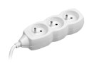 Przedłużacz TRACER PowerCord 3,0m (3 gniazda, white) TRACER