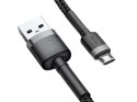 BASEUS Cafule Micro USB cable 2.4A 0,5m (CAMKLF-AG1) gray + black Baseus