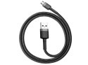 BASEUS Cafule Micro USB cable 2.4A 0,5m (CAMKLF-AG1) gray + black Baseus