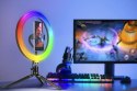 Lampa pierścieniowa TRACER RGB RING 26cm ze statywem TRACER