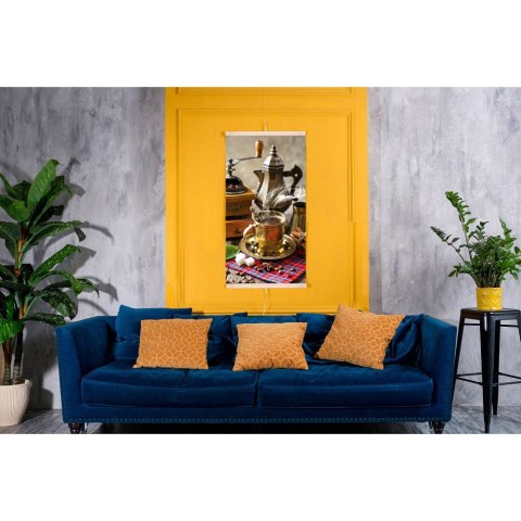 Grzejnik na podczerwień - giętki panel grzewczy 430W TRIO wzór 5 kawa, wymiary 100x57cm TRIO Grzejnik na podczerwień - giętki panel grzewczy 430W TRIO wzór 5 kawa, wymiary 100x57cm TRIO