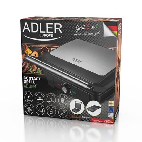 Grill elektryczny XL Adler Grill elektryczny XL Adler