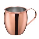 Kubek do Moscow Mule, stal nierdzewna/miedź, 0,5 l, śred. 9,5 x 9,5 cm Cilio