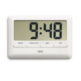 Minutnik elektroniczny, do 99 min. 59 sek, 10 x 7 x 1 cm, biały ADE