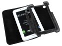 Etui czarne dedykowane do Samsung Galaxy Tab P3100 (skóra naturalna) Quer