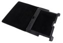 Etui czarne dedykowane do Samsung Galaxy Tab P5100 (skóra naturalna) Quer