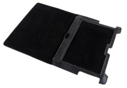 Etui czarne dedykowane do Samsung Galaxy Tab P5100 (skóra naturalna) Quer