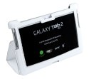 Etui białe dedykowane do Samsung Galaxy Tab P5100 (skóra naturalna) Quer