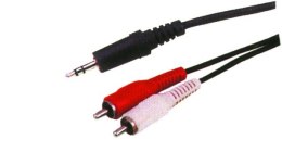 Kabel JACK 3,5-2 x RCA 15m LP