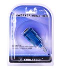 Kabel konwerter USB 2.0 - RS232 (DB9M) Cabletech