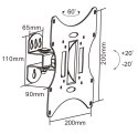 Uchwyt do ściany 23-43" czarny LCD-UCH0041 Cabletech