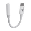 Adapter USB Type-C - 3,5mm mini jack Maclean, cyfrowy układ scalony, obsługa 99% urządzeń na rynku, MCTV-847 Maclean