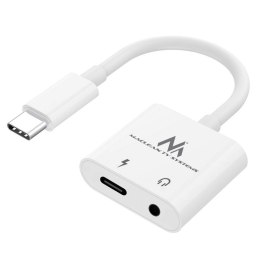 Adapter USB Type-C - 3,5mm mini jack z Power Delivery (PD) 30W Maclean, MCTV-848 Maclean