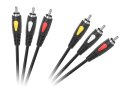 Kabel 3RCA-3RCA 1.0m Cabletech Eco-Line Cabletech